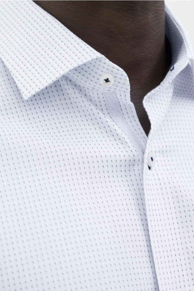 Jack & Jones witte heren overhemd | Kleurstaal