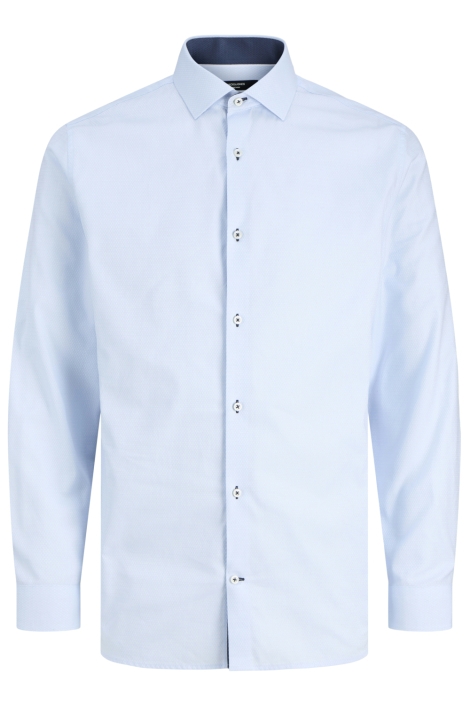 Jack & Jones blauwe heren overhemd | Vooraanzicht