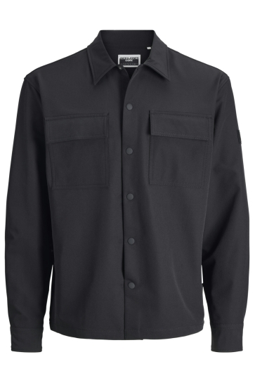 Jack & Jones JCOPOINT COMMUTE TRAVEL SHIRT BF 12285780 Black/BADGE