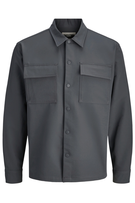 Jack & Jones grijze heren overhemd | Vooraanzicht