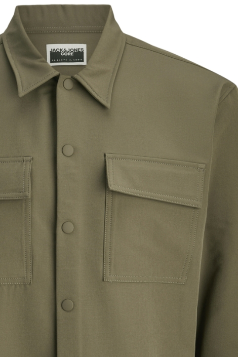Jack & Jones groene heren overhemd | Close up