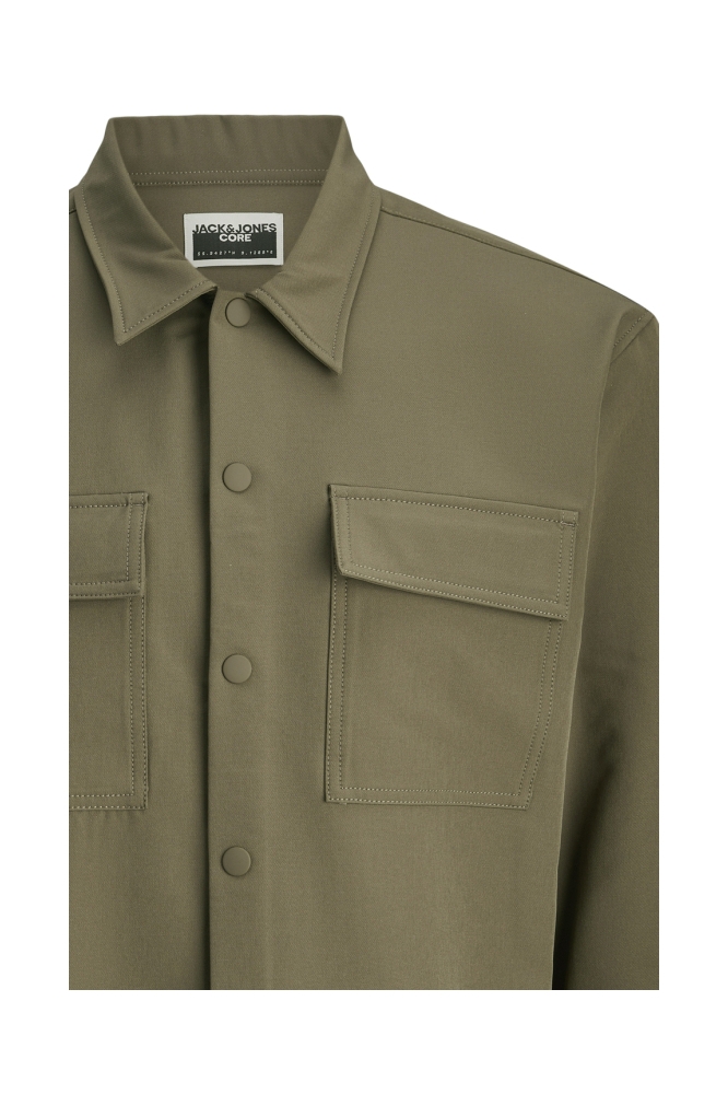 Jack & Jones groene heren overhemd | Close up