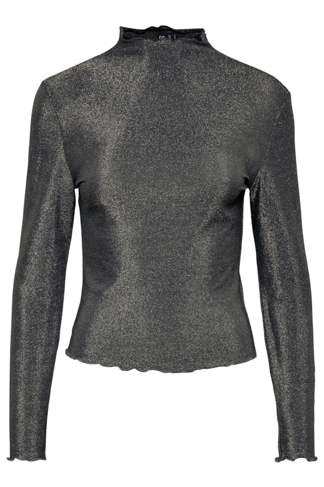 Pieces zwarte dames t-shirt | Vooraanzicht