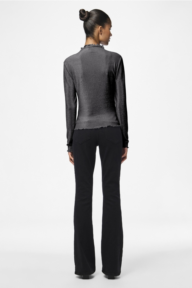 Pieces zwarte dames t-shirt | Model