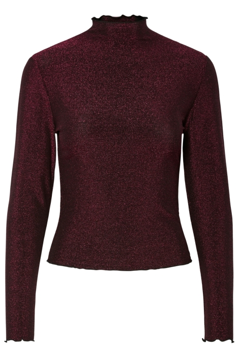 Pieces roze dames t-shirt | Vooraanzicht