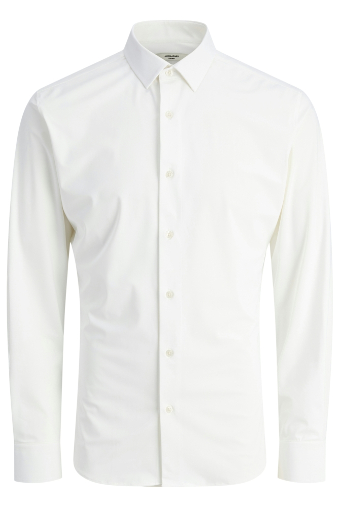 Jack & Jones witte heren overhemd | Vooraanzicht