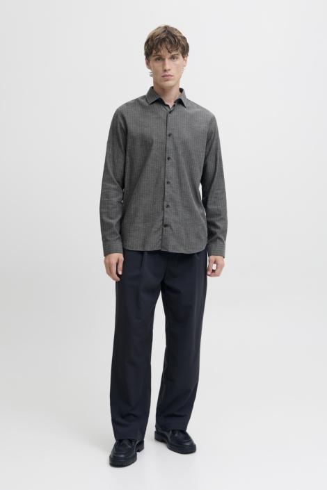 Jack & Jones zwarte heren overhemd | Model