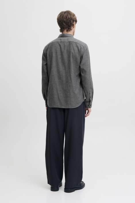 Jack & Jones zwarte heren overhemd | Model