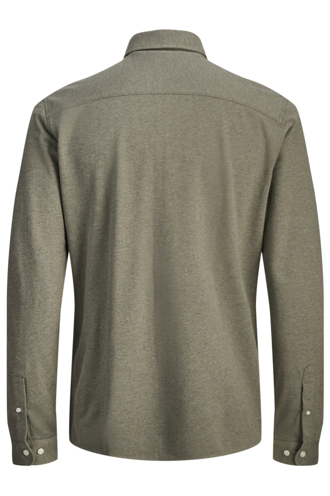 Jack & Jones groene heren overhemd | Achteraanzicht