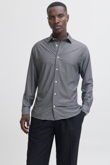 Jack & Jones jprblaactive stretch ls shirt ln Blauw