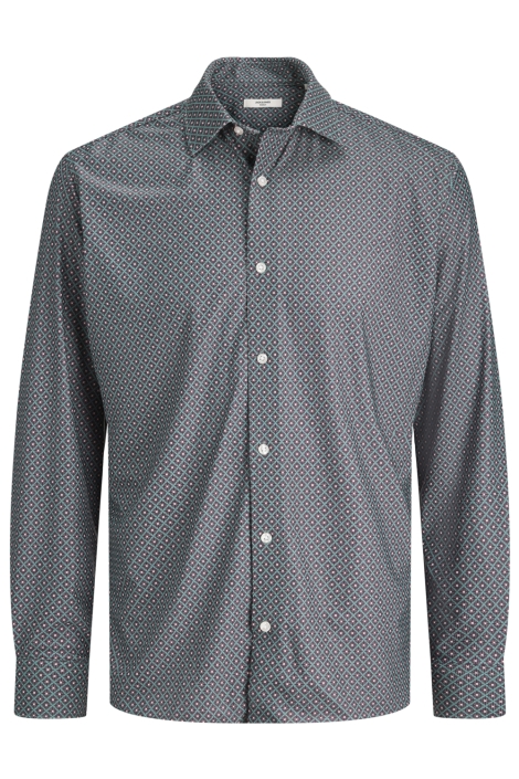 Jack & Jones blauwe heren overhemd | Vooraanzicht