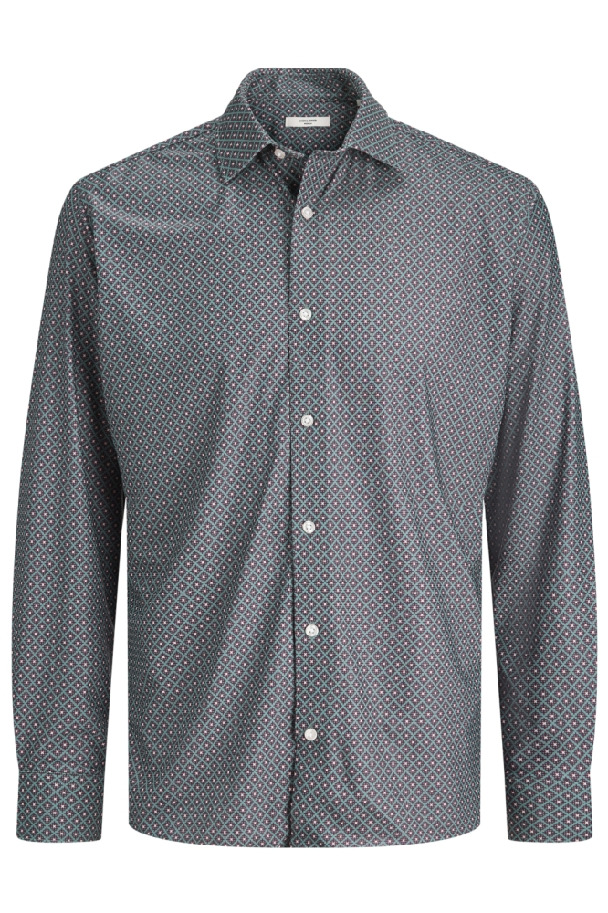 Jack & Jones blauwe heren overhemd | Vooraanzicht