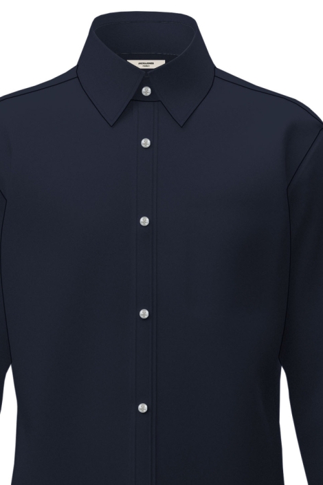 Jack & Jones blauwe heren overhemd | Close up