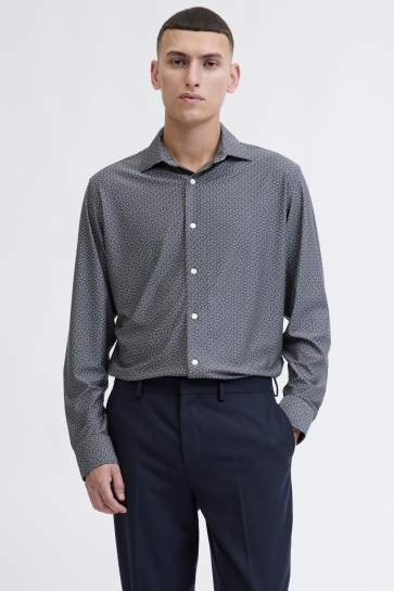 Jack & Jones Overhemd JPRBLAACTIVE STRETCH LS SHIRT LN 12282199 SKY CAPTAIN/AOP