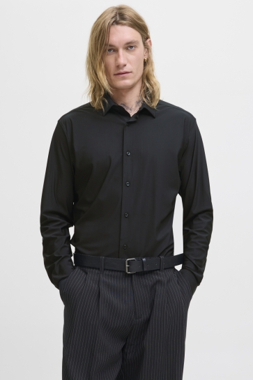 Jack & Jones jprblaactive stretch ls shirt ln Zwart