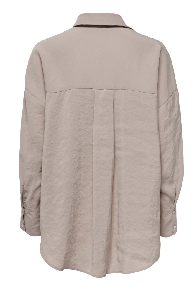 Only beige dames blouse | Achteraanzicht