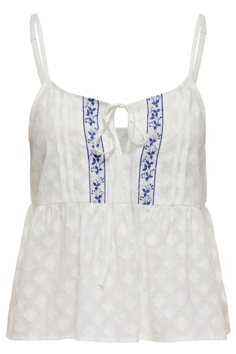 Only witte dames top | Vooraanzicht