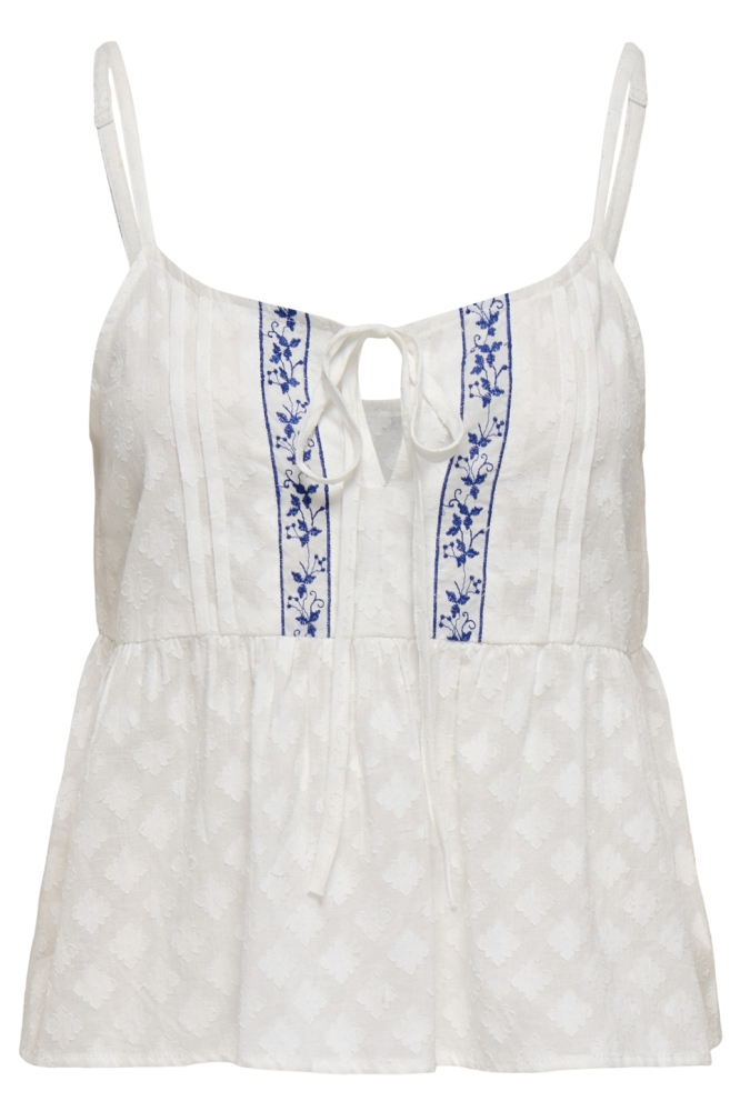Only witte dames top | Vooraanzicht