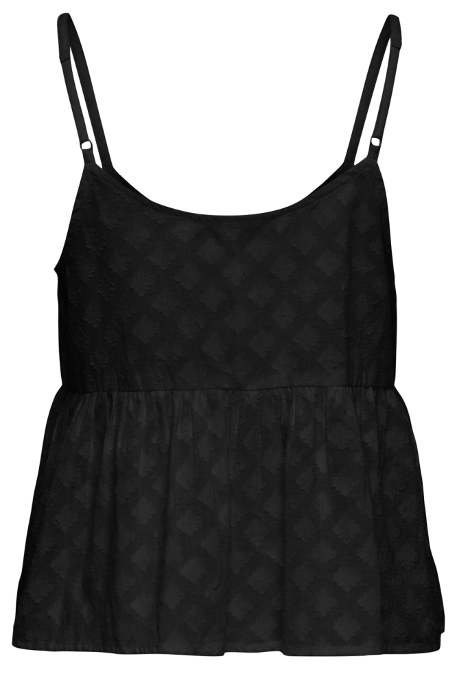 Only zwarte dames top | Achteraanzicht