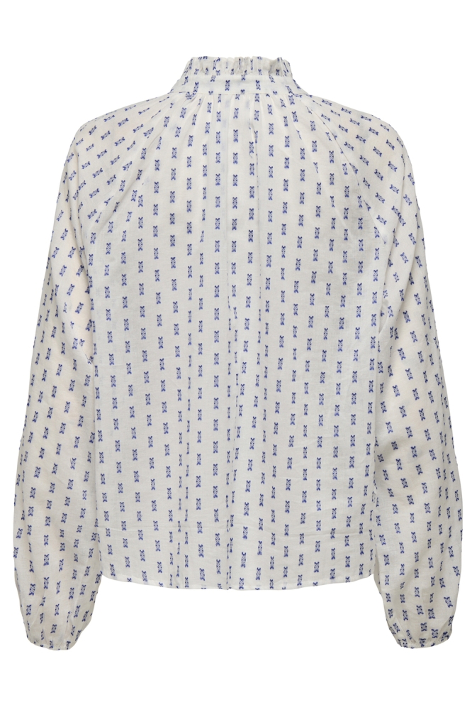 Only witte dames blouse | Achteraanzicht