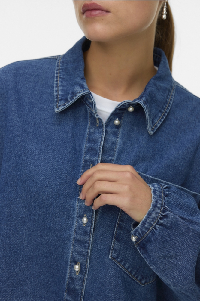 Vero Moda blauwe dames blouse | 