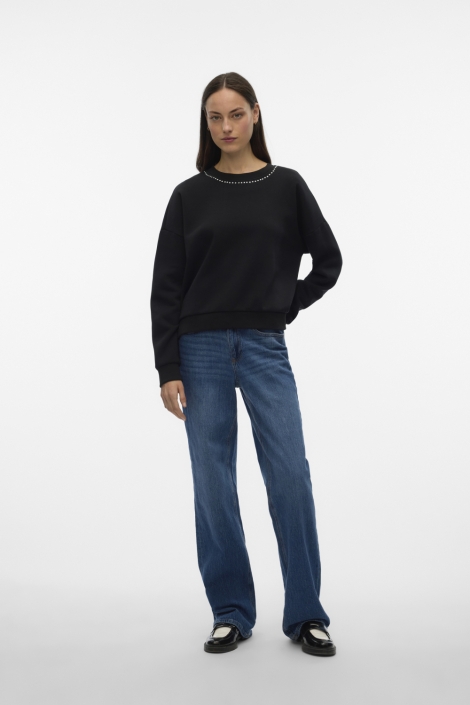 Vero Moda zwarte dames sweater | Model
