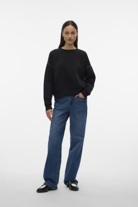 Vero Moda zwarte dames sweater | Model