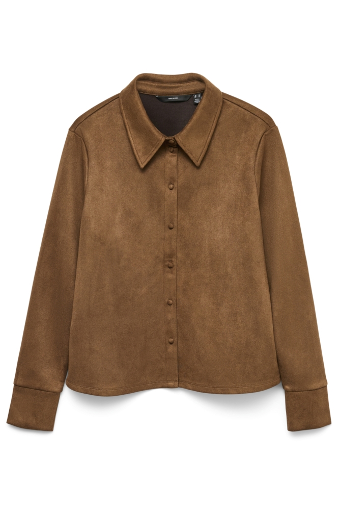 Vero Moda bruine dames blouse | Vooraanzicht