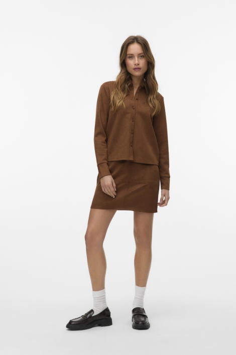 Vero Moda bruine dames blouse | Model