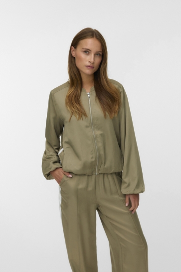 Vero Moda VMVINA DETAIL LS BOMBER WVN GA 10331998 Mermaid/Snow white