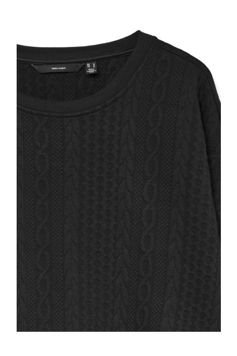 Vero Moda zwarte dames sweater | Close up