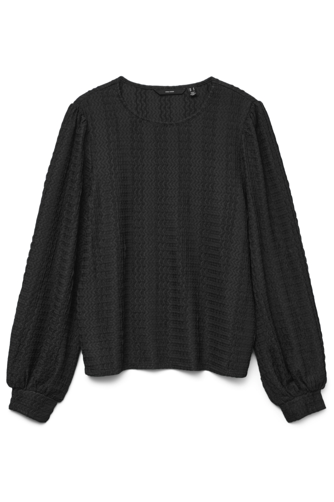 Vero Moda zwarte dames t-shirt | Vooraanzicht