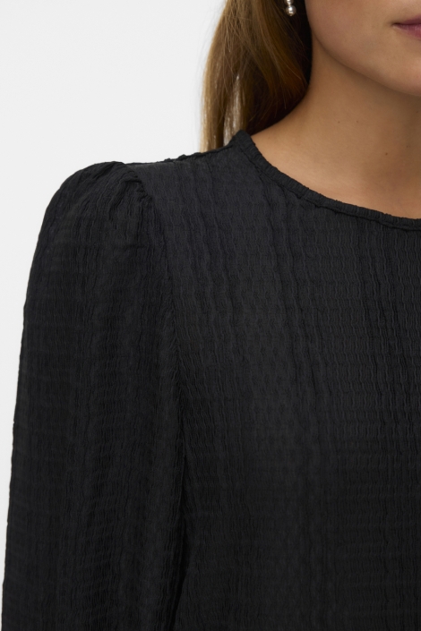 Vero Moda zwarte dames t-shirt | Close up