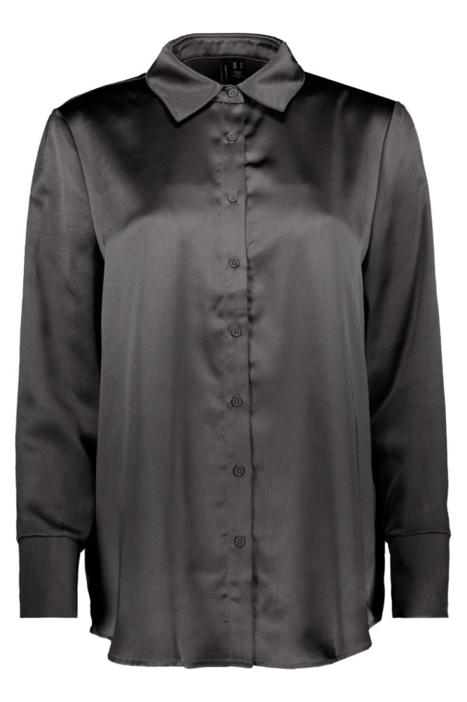 Vero Moda grijze dames blouse | Vooraanzicht