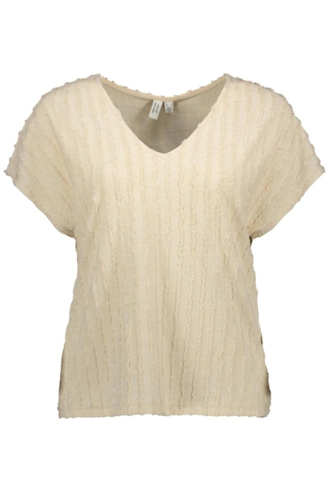 Vero Moda beige dames t-shirt | Vooraanzicht