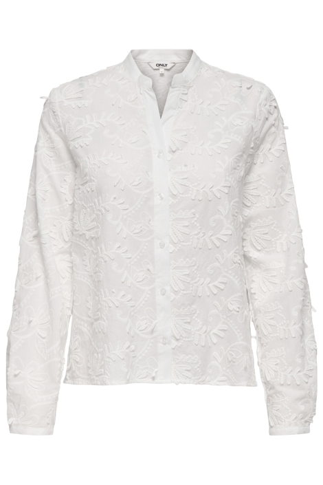 Only witte dames blouse | Vooraanzicht