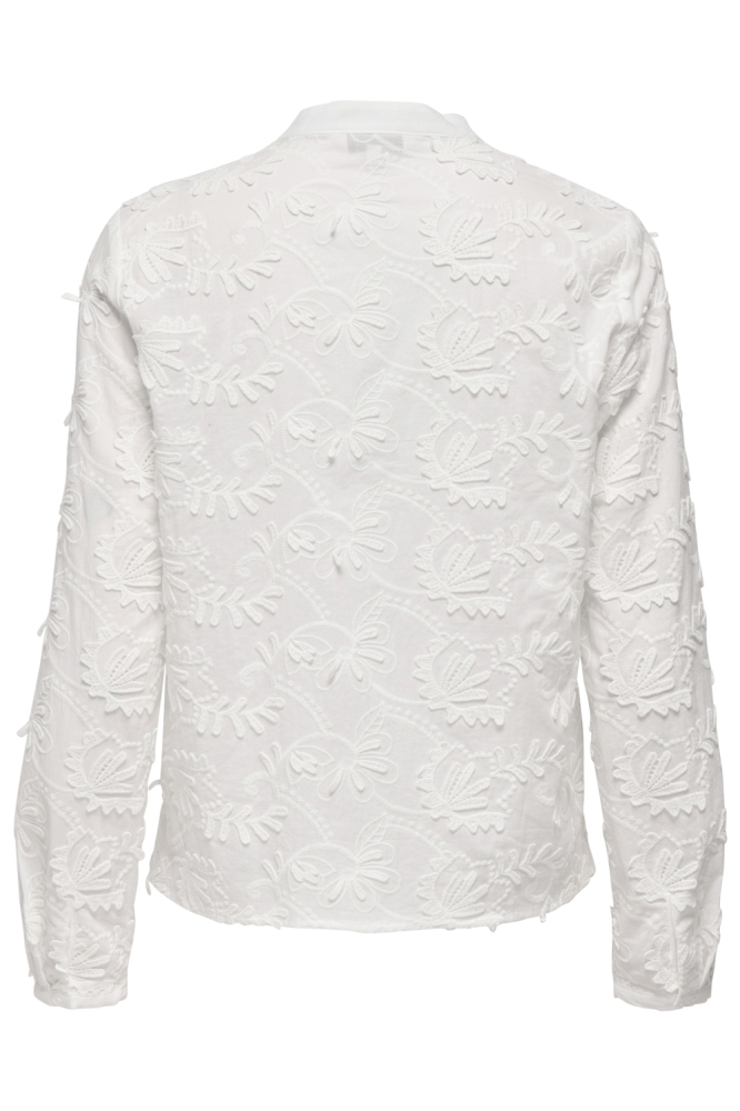 Only witte dames blouse | Achteraanzicht