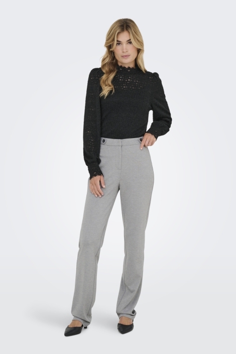 Only zwarte dames t-shirt | Model