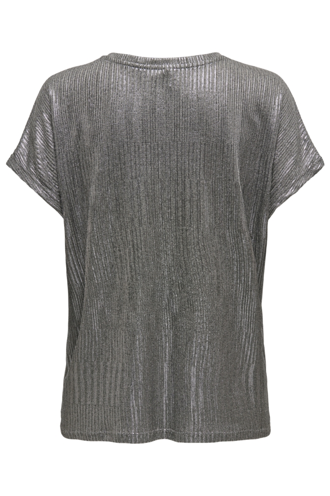 Only grijze dames t-shirt | Achteraanzicht