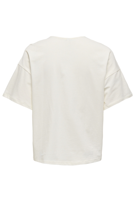 Only witte dames t-shirt | Achteraanzicht