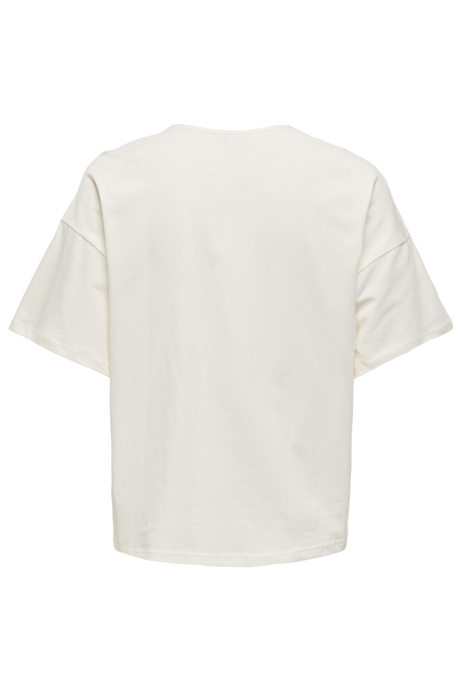 Only witte dames t-shirt | Achteraanzicht