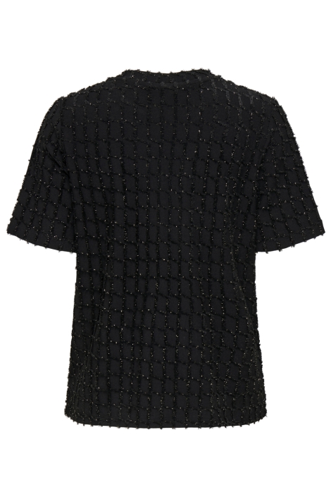 Only zwarte dames t-shirt | Achteraanzicht