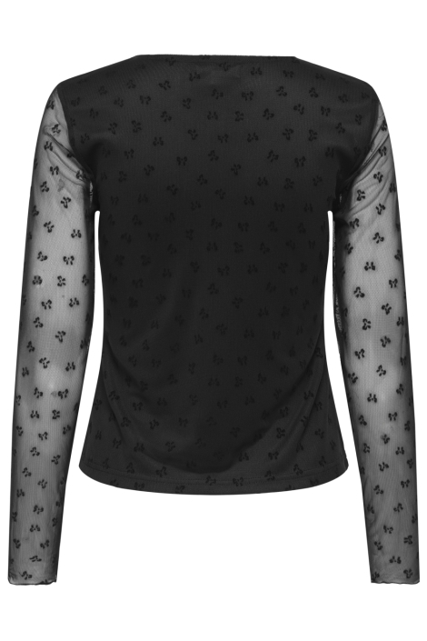 Only zwarte dames top | Achteraanzicht