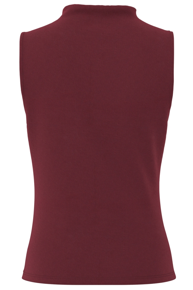 Pieces bordeaux dames top | Achteraanzicht