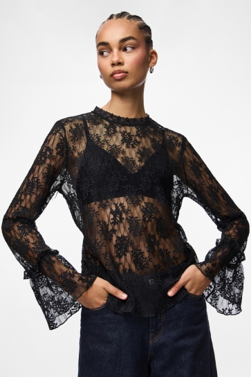 Pieces PCREMMA LS TOP JRS 17162410 BLACK