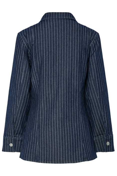 Pieces blauwe dames blouse | Achteraanzicht