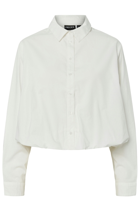 Pieces witte dames blouse | Vooraanzicht