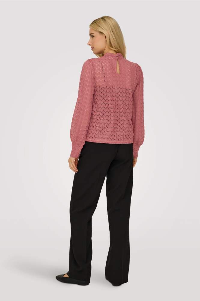 Jacqueline de Yong roze dames t-shirt | Model