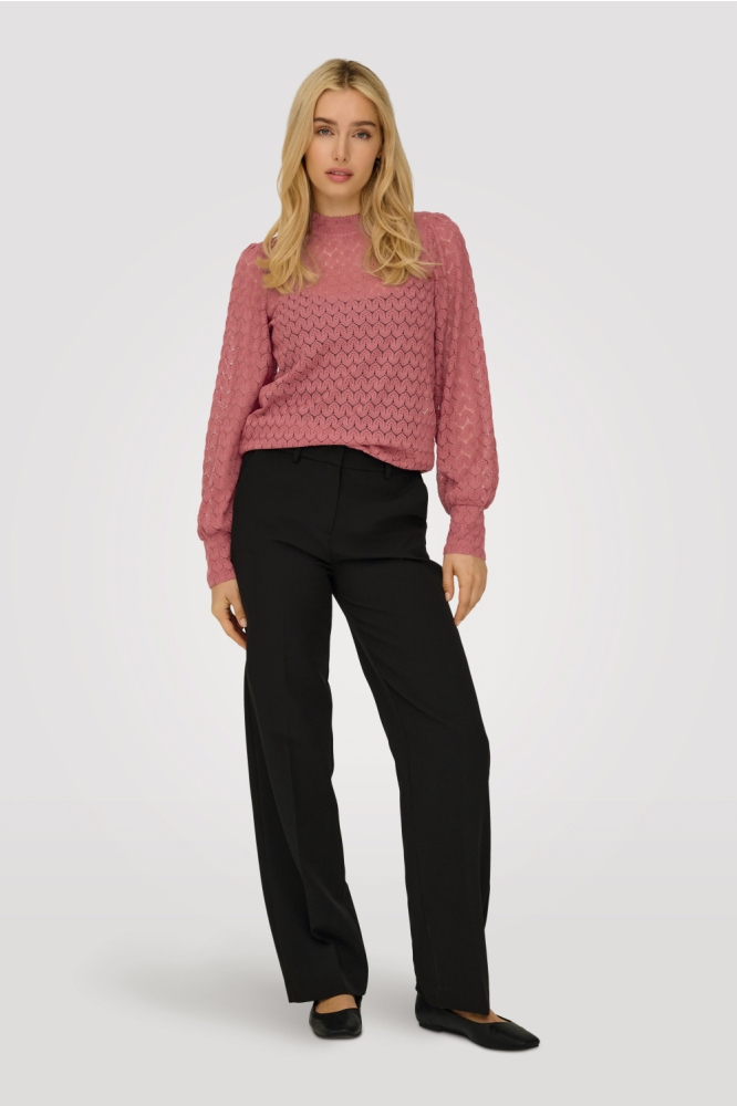 Jacqueline de Yong roze dames t-shirt | Model