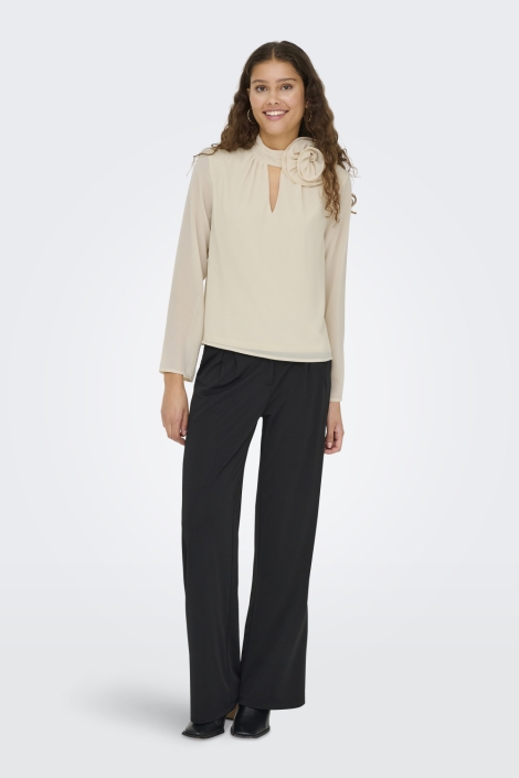 Jacqueline de Yong beige dames t-shirt | Model